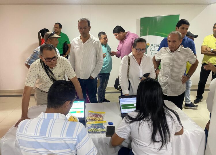 Más de 400 personas participaron en las ruedas de negocios que realizó la Agencia Nacional de Tierras en Fonseca y Riohacha.