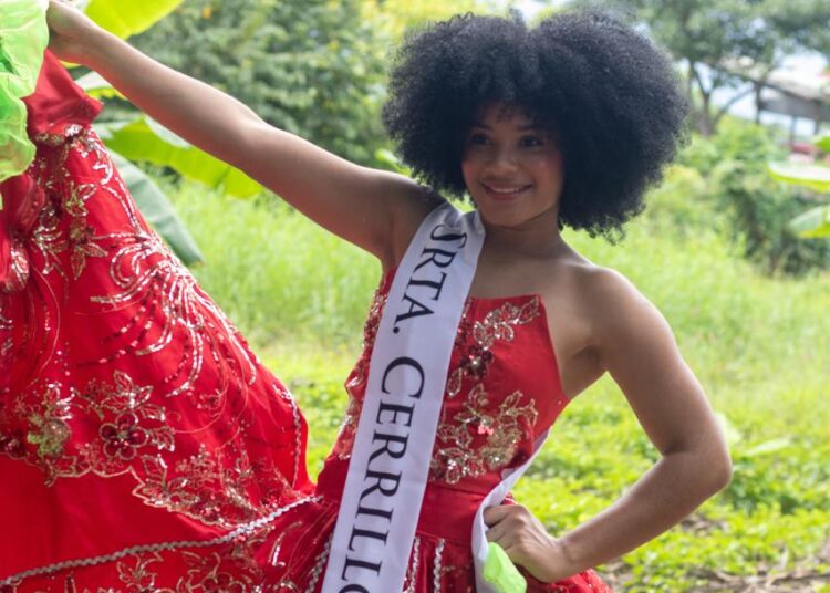 La Hermosa María José Rodríguez Deluque, Soberana al Festival del Dulce de leche de Mongui en Representacion del Corregimiento de Cerrillo