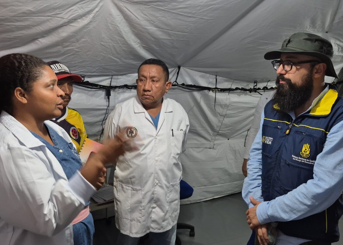Hospital de campaña instalado por la UNGRD en la alta guajira ya ofrece consulta externa.