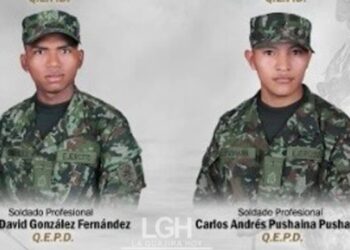 Al Aeropuerto Almirante padilla de Riohacha llegaron los cuerpos de los soldados guajiros fallecidos en Guaviare.