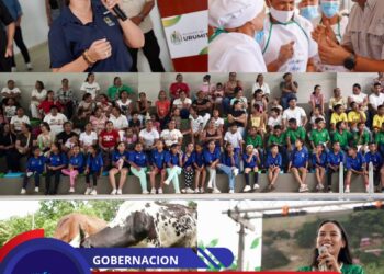 El gobernador Jairo Aguilar cumple la palabra en Urumita con acciones que impulsan la educación, el agro y el deporte.