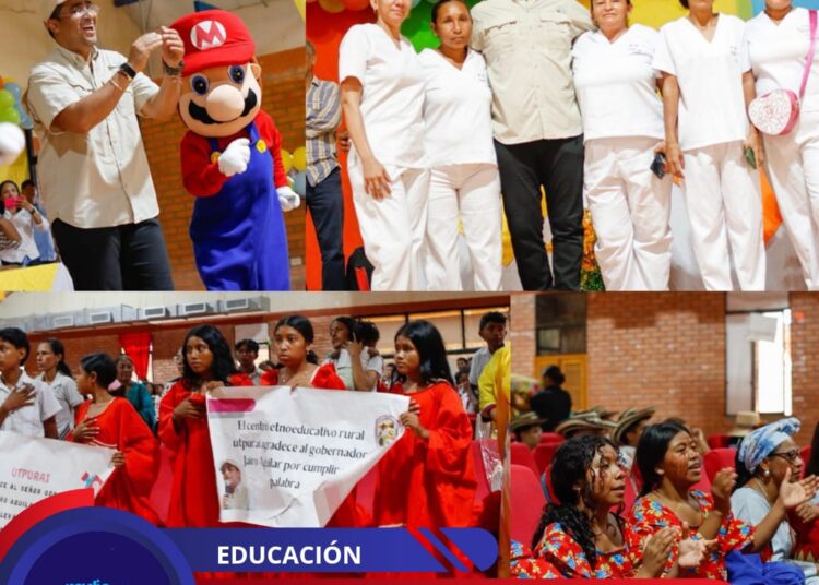 Gobernador Jairo Aguilar Deluque cumple su palabra con la educación en Albania.