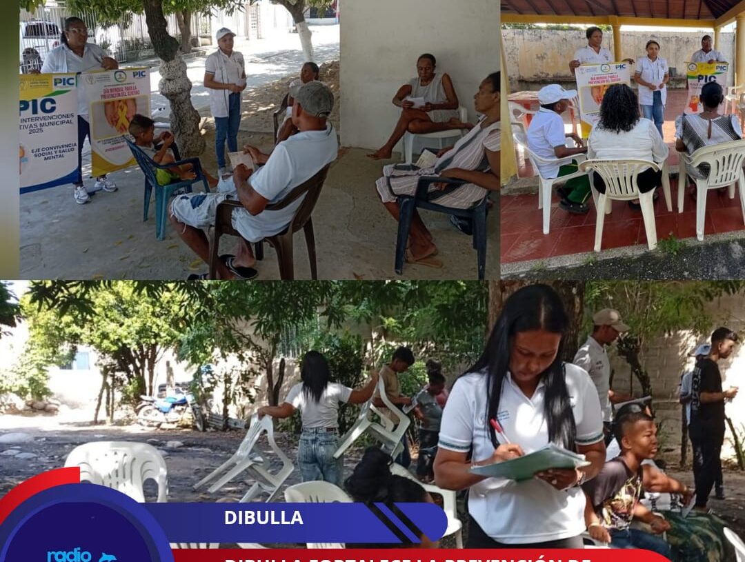 DIBULLA FORTALECE LA PREVENCIÓN DE TRASTORNOS MENTALES CON JORNADAS PSICOEDUCATIVAS PARA LA COMUNIDAD.