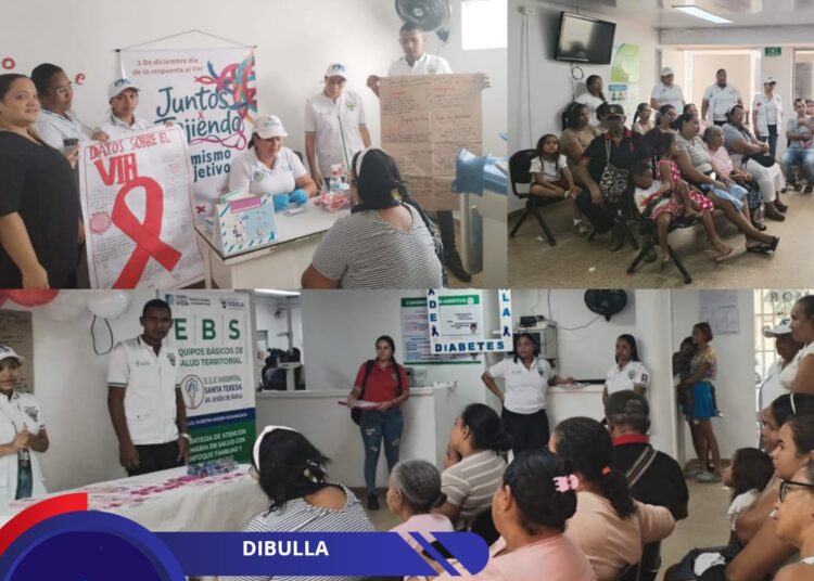 Dibulla conmemora el día mundial del VIH con jornada educativa y de sensibilización.