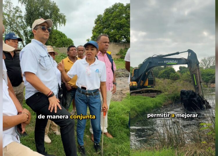 Gobernador Jairo Aguilar lidera en terreno labores de destaponamiento de drenajes ante posible frente frío en La Guajira.