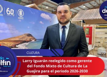 Larry Iguarán reelegido como gerente del Fondo Mixto de Cultura de La Guajira para el periodo 2026-2030.