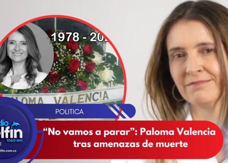 “No vamos a parar”: Paloma Valencia tras amenazas de muerte