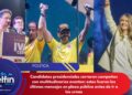 Candidatos presidenciales cerraron campañas con multitudinarios eventos: estos fueron los últimos mensajes en plaza pública antes de ir a las urnas