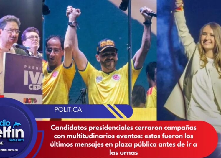Candidatos presidenciales cerraron campañas con multitudinarios eventos: estos fueron los últimos mensajes en plaza pública antes de ir a las urnas