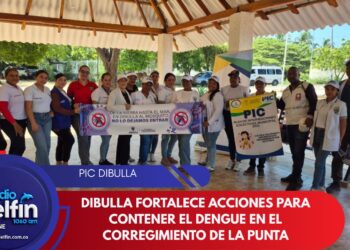 DIBULLA FORTALECE ACCIONES PARA CONTENER EL DENGUE EN EL CORREGIMIENTO DE LA PUNTA.