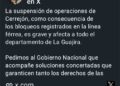 Gobernador de La Guajira pide soluciones urgentes tras crisis en Cerrejón.