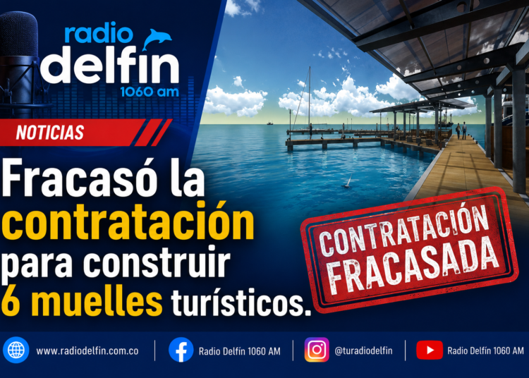 Fracasó la contratación para construir 6 muelles turísticos.