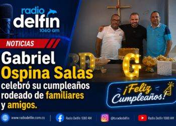 Gabriel Ospina Salas celebró su cumpleaños rodeado de familiares y amigos.