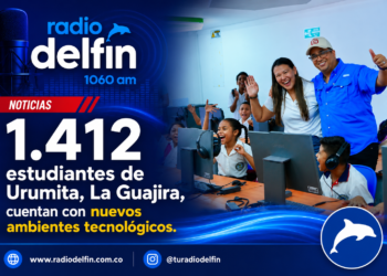 1.412 estudiantes de Urumita cuentan con nuevos ambientes tecnológicos.