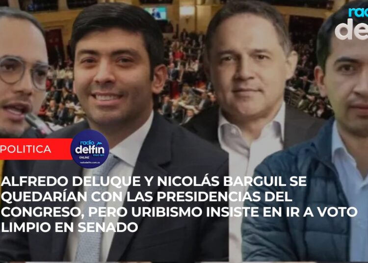 Alfredo Deluque y Nicolás Barguil se quedarían con las presidencias del Congreso, pero uribismo insiste en ir a voto limpio en Senado.
