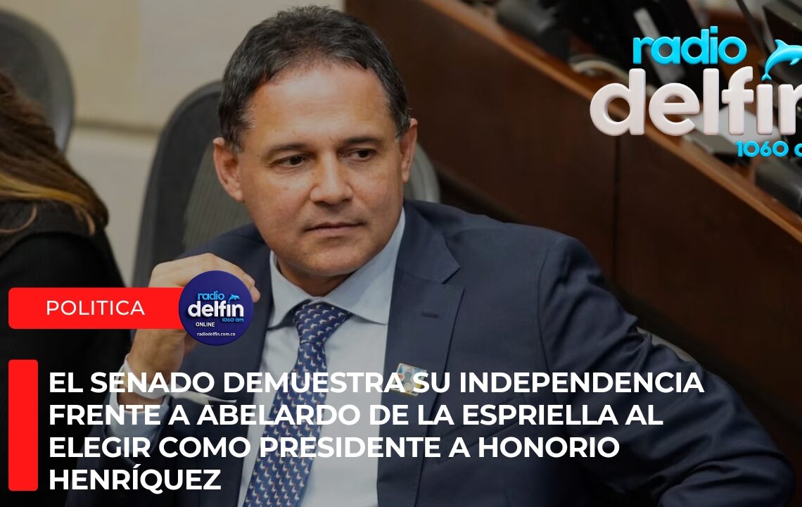 El Senado demuestra su independencia frente a Abelardo de la Espriella al elegir como presidente a Honorio Henríquez.