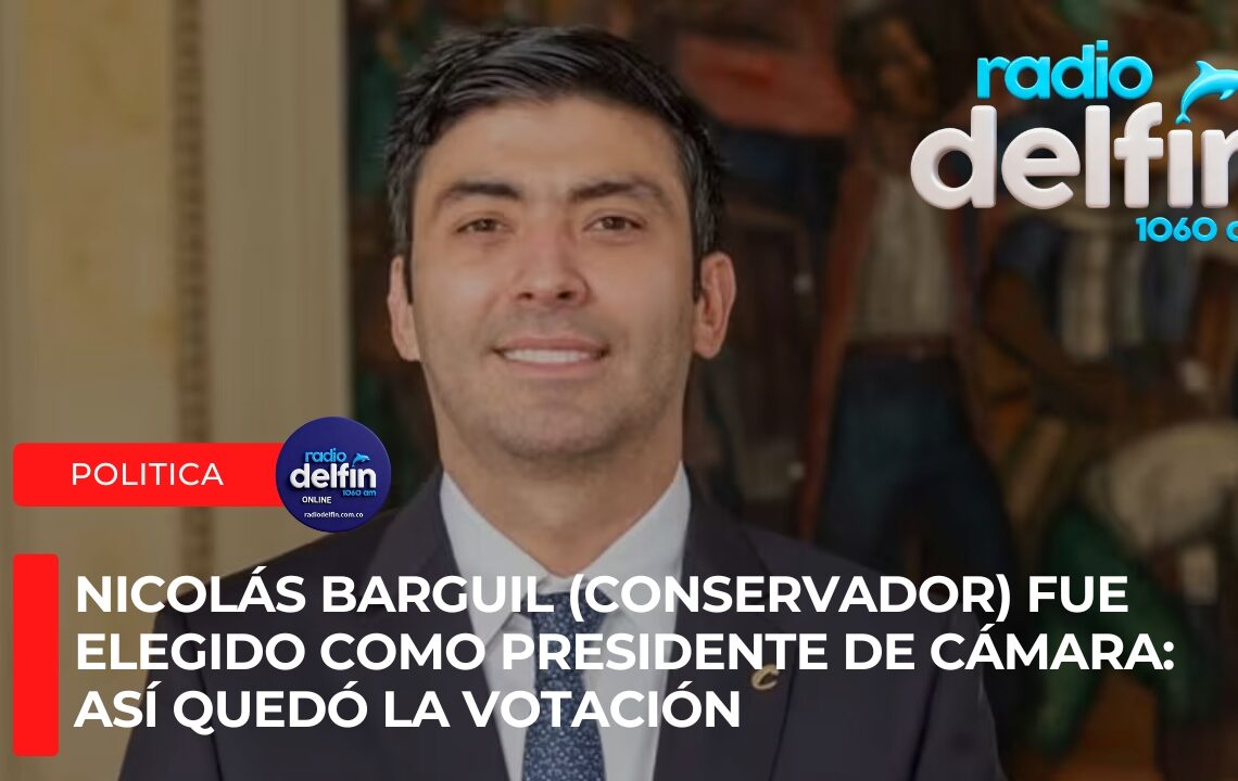 Nicolás Barguil (Conservador) fue elegido como presidente de Cámara: así quedó la votación