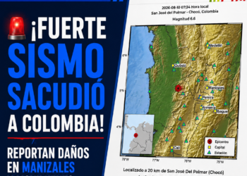 ¡Fuerte sismo sacudió a Colombia! Reportan daños en Manizales y movimiento se sintió en varias ciudades