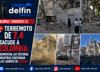Terremoto de 7,4 sacude a Colombia: aumentan las víctimas mientras continúan las labores de rescate.