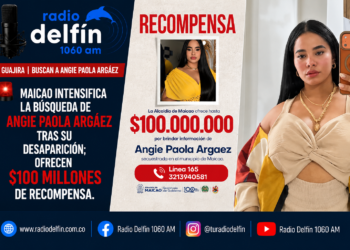 Maicao intensifica la búsqueda de Angie Paola Argáez tras su desaparición; ofrecen $100 millones de recompensa.