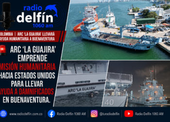 ARC ‘La Guajira’ emprende misión humanitaria hacia Estados Unidos para llevar ayuda a damnificados en Buenaventura.