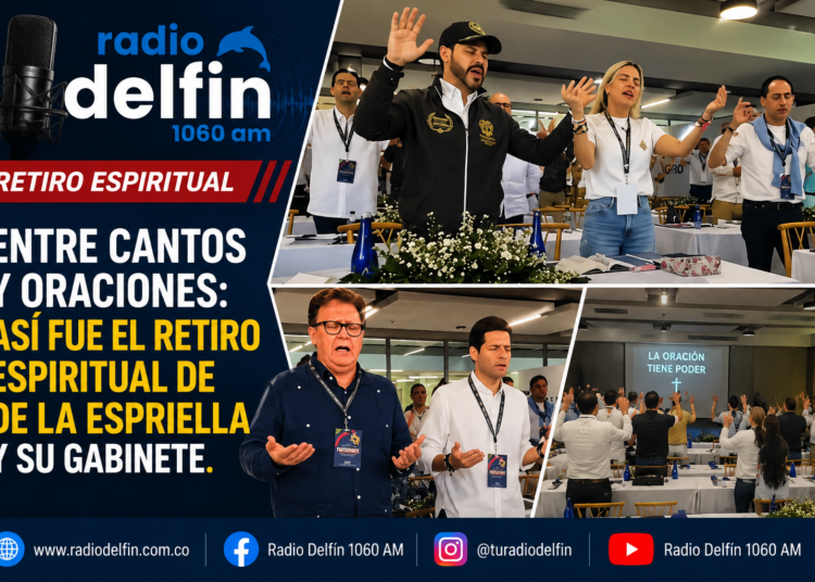Entre cantos y oraciones: así fue el retiro espiritual de De la Espriella y su gabinete.