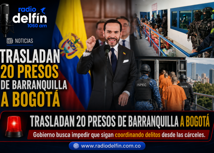 📰 Trasladan a Bogotá a 20 presos de Barranquilla señalados de integrar estructuras criminales