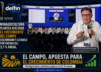 MinAgricultura plantea acelerar el crecimiento del campo colombiano y llevarlo por encima del 3,1 % anual.
