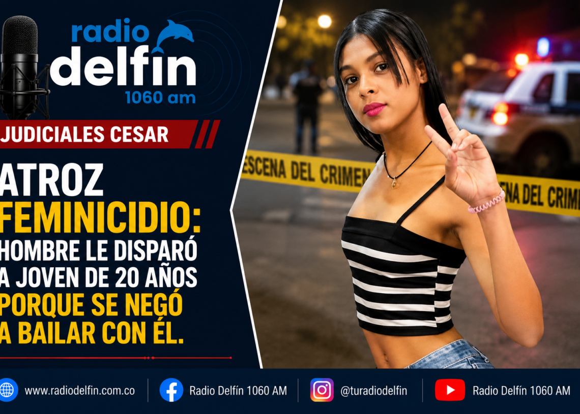 Atroz feminicidio: hombre le disparó a joven de 20 años porque se negó a bailar con él.