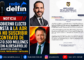 Gobierno electo insta a la ADR a no suscribir contrato de $10.500 millones con ALDESARROLLO y advierte con acudir a la Fiscalía, Procuraduría y Contraloría.