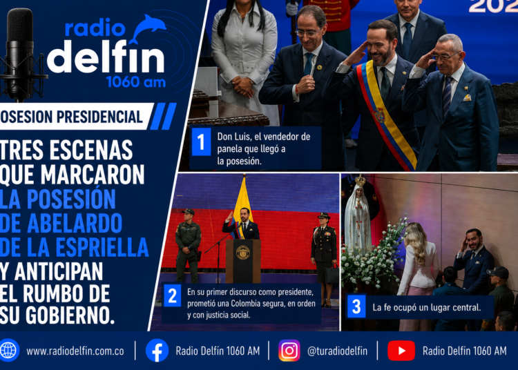 Tres escenas que marcaron la posesión de Abelardo de la Espriella y anticipan el rumbo de su gobierno.