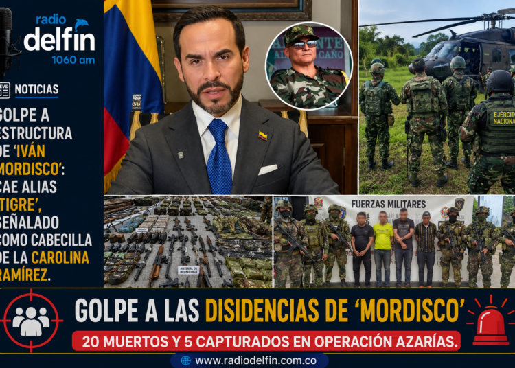Golpe a estructura de ‘Iván Mordisco’: cae alias ‘Tigre’, señalado como cabecilla de la Carolina Ramírez