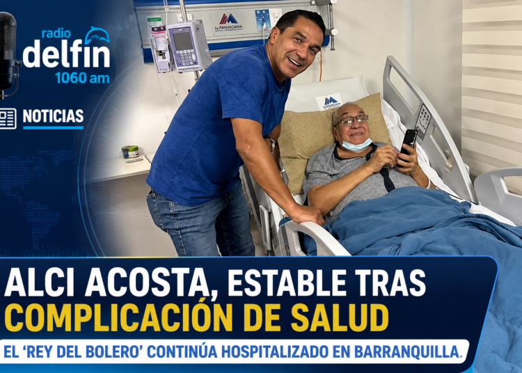 Alci Acosta permanece hospitalizado en Barranquilla y evoluciona de manera estable