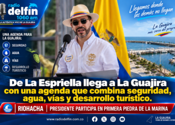 🇨🇴 De La Espriella llega a La Guajira con una agenda que combina seguridad, agua, vías y desarrollo turístico.