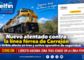 Nuevo atentado contra la línea férrea de Cerrejón en Uribia afecta un tren y activa operativo de seguridad.