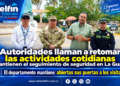 Autoridades llaman a retomar las actividades cotidianas y mantienen el seguimiento de seguridad en La Guajira
