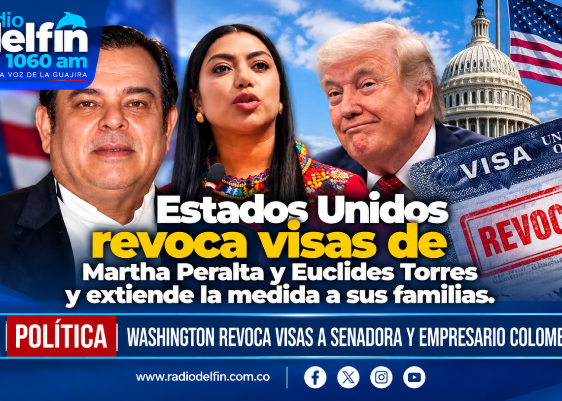 Estados Unidos revoca visas de Martha Peralta y Euclides Torres y extiende la medida a sus familias