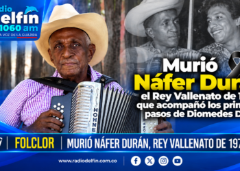 Murió Náfer Durán, el Rey Vallenato de 1976 que acompañó los primeros pasos de Diomedes Díaz.