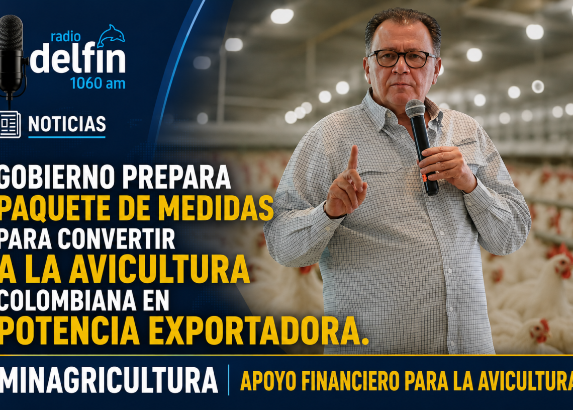 Gobierno prepara paquete de medidas para convertir a la avicultura colombiana en potencia exportadora