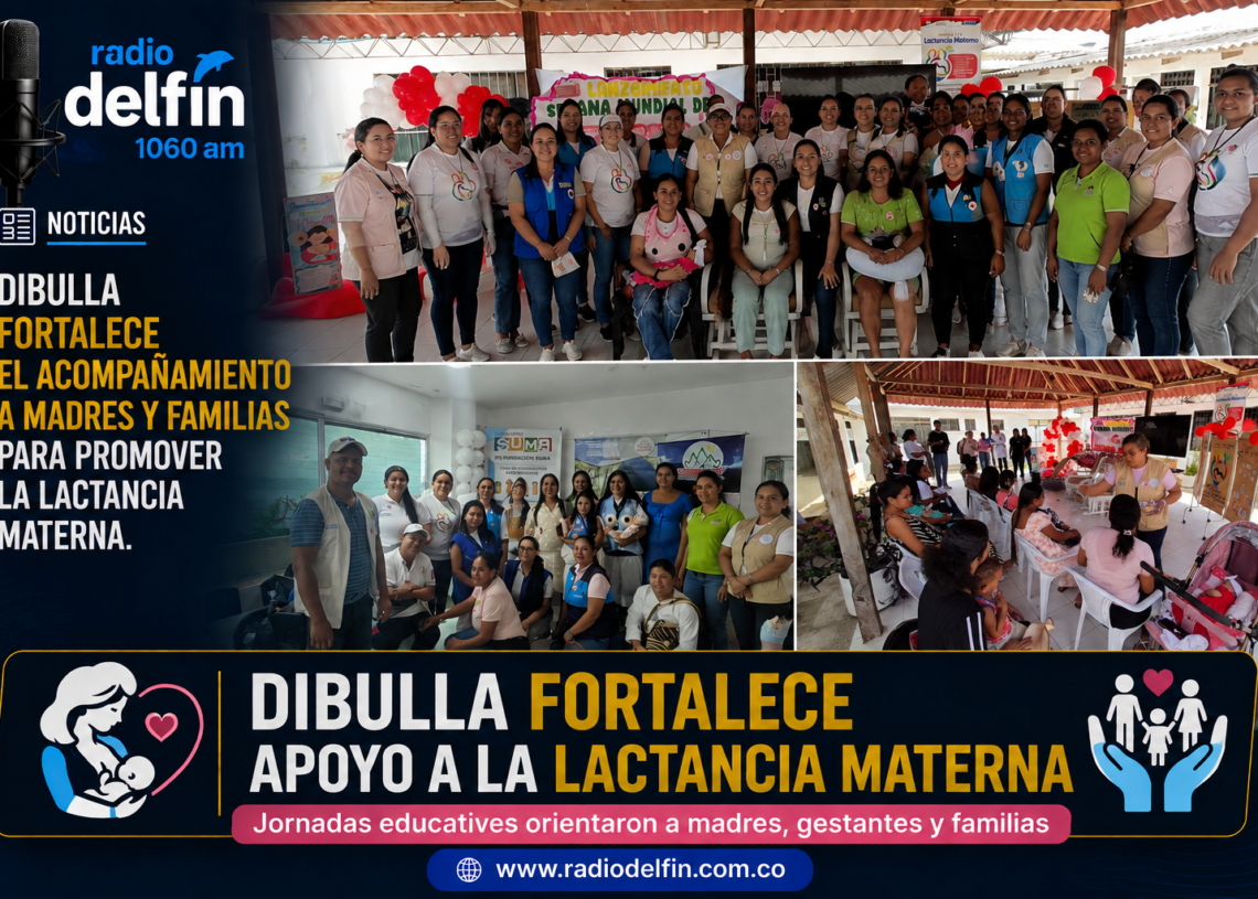 Dibulla fortalece el acompañamiento a madres y familias para promover la lactancia materna.