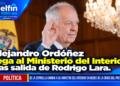 Alejandro Ordóñez llega al Ministerio del Interior tras salida de Rodrigo Lara.