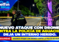 Nuevo ataque con drones contra la Policía de Aguachica deja un interno herido.