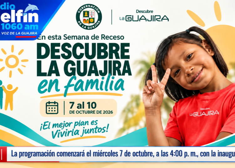 La Guajira invita a jugar, bailar y compartir una semana de receso para disfrutar en familia.