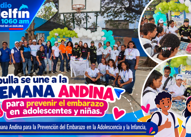 Dibulla se une a la semana andina para prevenir el embarazo en adolescentes y niñas.