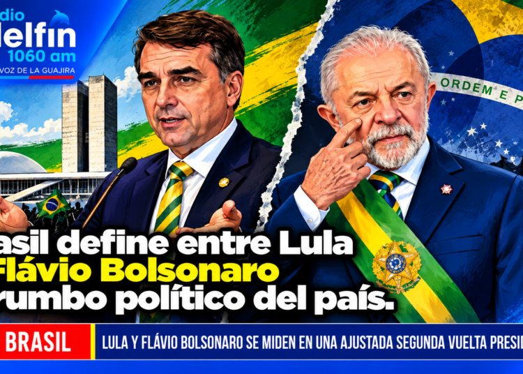 Brasil define entre Lula y Flávio Bolsonaro el rumbo político del país.