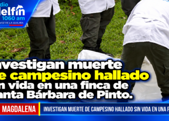 Investigan muerte de campesino hallado sin vida en una finca de Santa Bárbara de Pinto.