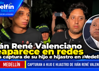 Iván René Valenciano reaparece en redes tras captura de su hijo e hijastro en Medellín.