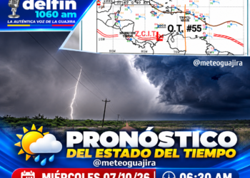 PRONÓSTICO DEL ESTADO DEL TIEMPO. @meteoguajira