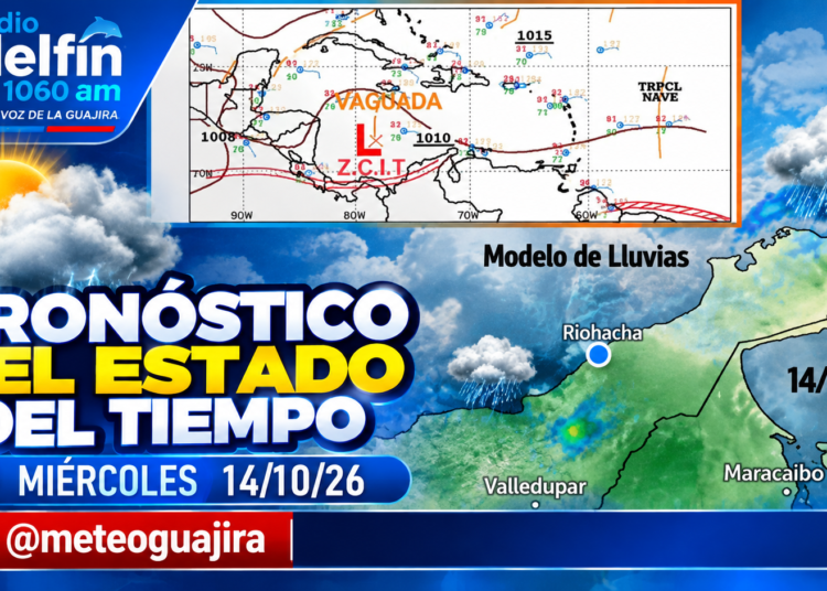 PRONÓSTICO DEL ESTADO DEL TIEMPO. MIÉRCOLES 14/10/26.
