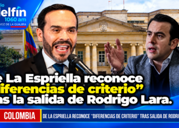De La Espriella reconoce diferencias de criterio tras la salida de Rodrigo Lara.